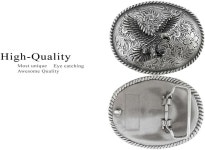 웨스턴 플로럴 이글 도그 버드 스타 교체 벨트 버클 1-1 /2(38mm) 스트랩 멀티 스타일 옵션에 적합 Type Buckle S1 - H8136 1-1/2... 
