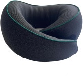 비행기용 옵틱시온 여행용 베개 목 검은색 및 연두색 1206 : BaroPickMall