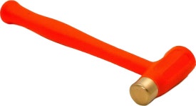 12oz 무반동 황동면 해머 금속세공 벤치 공구 : 오벨로스