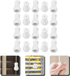 Ciieeo 창문 블라인드 코드 노브는 로마식 음영 교체 액세서리용 끝을 당깁니다. 가정용 드레싱 하드웨어용 태슬 드로스트링 홀더입니다... 