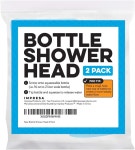 임프레사 물병 부착 샤워 스프링클러 캡 - 블루 실리콘 2팩 16온스-2L 사이즈 모래 및 먼지 제거용 린스 캠핑 하이킹용 : 직구왕몰