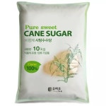 우리존 비정제 사탕수수당 10kg (비포-연두) / 사탕수수당100 정제하지않은 비정제원당 : 씨유니
