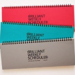 위클리 스케줄러 플래너 Brilliant weekly scheduler 만년 주간계획 스케줄관리 사무실 회사 : 씨유니