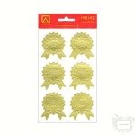 상 한문 금지 스티커 SS-803 상장 칭찬 보상 라벨 세모네모 1개입 : 골드라이닝샵