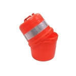 도로 안전 PE 분리형 드럼 공사 구간 차량통제 안내 보호구 공구 목공 작업 : 신영산업