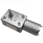 JGY-370 마이크로 DC 웜 기어드 모터 6V 12V 24V 저속 3-150RPM 역 속도 조절 능 전원 끄기 자동 잠금 : 모티브릭12
