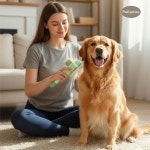 플익스플로어 고양이 그루밍 키트 - 6PCS 완비 반려동물 도구 반려견용 손톱깎이 및 브러시 벼룩 빗 목욕 타월 손가락 칫솔 장갑 반려견 건조용... 