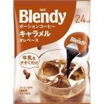 AGF 블렌디 부분 커피 카라멜 올레베이스, 24 카운트 : 망개몰 인터내셔널
