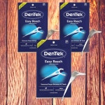 덴텍 구강청결 치실구성 편리한치실 컴플리트 클린 이지리치 어금니용 치간 치실 75mm 3개 75개입 : 오케이라이딩