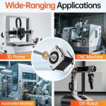 YEJMKJ 네마 23 스테퍼 모터 TR8x8 100mm T8 리드 스크류 1.8 u200C° u200C 2 상 고토크 1.1Nm (155.77온스·인치) 바이폴라 4.2A... 