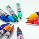 미술수업 초등학교 그림 컬러 유성매직 8색 : HW마트 4