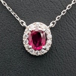 구구스 0.43ct 루비 다이아 목걸이 NO 10176345 : 중고명품 구구스