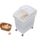 밀가루통 대용량 쌀통 보관함 이동식 분말 가정용 A. 50L 대형 크기 F8902 배달 삽 : 이지직구12