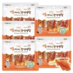 고단백 강아지 육포 미니 닭갈비 300g 5P 고기말이 : 제이스타상회