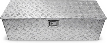 가비테크 48 알루미늄 트럭 공구함 다이아몬드 플레이트 트레일러 픽업 Atv 침대 잠금장치 및 열쇠 2개 직사각형 은색 : 구대상사1