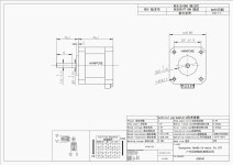 NEMA17 17HS4401S 스테퍼 모터 2.3V 1.5A 2상 4선 3D 프린팅 액세서리 업체 직접 : 모티브릭12