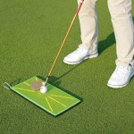 디봇매트 골프스윙연습기 타격 매트 스윙궤도 임팩트 체크 휴대용 실내 연습용 : 링크샵 LINKSHOP