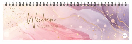 수채화 주간 풍경 플래너 2025: 우아한 달력 모든 중요한 날짜를 계획할 때 개요를 찾습니다. 사무실용 책상 ... 메모 공간 포함 (테이블 풍경)... 