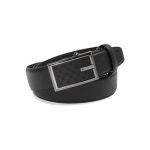 [베노베로](신세계 사우스시티)2026 SS 더비엠보 소가죽 흑유광 로고경판 남성자동벨트 블랙(BMG1ACB1235K1) : 신세계백화점