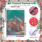 잭크메 레이크 다이아몬드 페인팅 키트 겨울 풍경 아트 5D 눈 보석 DIY 공예 선물 스위트 홈 월 장식 (16x12 인치) G8948 : 클라우마켓