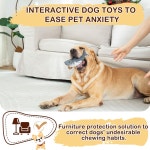 공격적인 씹기를 위한 펀바이트 개 장난감 쉽게 집을 수 있는 곡선형 디자인의 상어 중형 및 대형견을 위해 몇 시간 동안 바쁘게 지낼 나일론... 