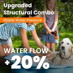 기린 툴스 프로 헤비 듀티 리트랙터블 가든 호스 릴 - 78피트 1/2인치 자동 되감기 모든 길이 잠금 장치 벽걸이 금속 브래킷 파티오 및 잔디용... 