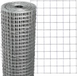 철물 천 8 x 10 1 /2인치 아연 도금 철망 롤 (19 GA) 닭 (닭 우리 울타리 스크린 토끼 가금류 수공예품 제작 등). 4In x 10Ft : 오늘빛상회