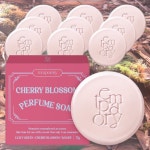 템포러리 아로마 비누 유기농 비누 퍼퓸 비누 체리블라썸 10개 75g : 익스컴퍼니