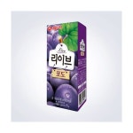 서울우유 리이브 포도 주스 190ml 24개 간식 생일파티 생일 발렌타인데이 학원 어린이날 : 상콤스토어