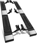 DNA 모터링 6.5인치 평면 러닝 보드 측면 스텝 너프 레일 바 05-06 렉서스 RX330 / 07-10 RX350 06-08 RX400h 05-06 Lexus RX330... 