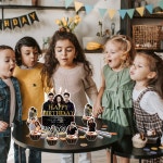 25팩 폴스 오브 그래비티 케이크 토퍼 컵케이크 생일 파티 용품 장식용 Pinka : 블리스베이커리s