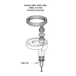 호바트 믹서용 ALFA 인터내셔널 HM6-156 유성 교반기 샤프트 핀 : 카인드어반