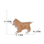 피규어 애니메이션 캐릭터 골든 리트리버 코기 시바 이누 보나 래브라도 개 동물 인형 액션 장난감 모델 교육 선물 홈 장식 : 모모컴파니
