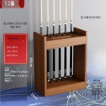 당구 큐대 거치대 당구장 큐 홀더 큐보관 선반 정리대 A_A형 10홀 호두나무색 클럽 프레임 : 더스틴리빙