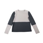 [LTC] 컬러 블록 티셔츠 그레이 : 엘티씨