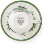 스포드 크리스마스 트리 찻잔 & 접시 세트 7온스 영국산 : 스노우샵585