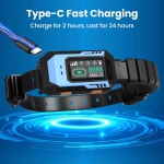 PATPET GPS 무선 개 목걸이 울타리 시스템 6가지 경고 모드가 있는 개를 위한 조절 가능한 전기 반경 100-9999야드 충전식 야외용 방수 기능... 