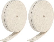 메 카 닉 시 티 오 일 램 프 심 지 2 0 m ( 1 3 6 인 치 ) 플 랫 와 이 드 . 4 피 트 면 랜 턴 등 유 버 너 조 명 용 블 랙 스 롤 10mm(3/8 ) : 잭스앤