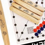 기초형 원목 윷놀이 보급 단품 세트 민속 명절 가족 게임 : 희희닷컴