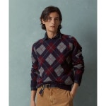 BROOKS BROTHERS 울 아가일 패턴 크루넥 스웨터 멀티 BBWRMMF402 BBWRMMF402ZMT 3041752 : 블링웨이14