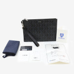 (중고명품가방)디올 2ESCA338DCO 다이아몬드 캔버스 A5 클러치 파우치 : 다된다0