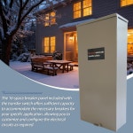 실내외용 Generac RXG16EZA3용 100암페어 자동 전송 스위치 교체 16회로 NEMA 3R 알루미늄 인클로저 : 세일NO달