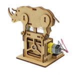 중학교 메이커교육 움직이는 코뿔소 전동 오토마타 만들기 과학놀이 자유학년제 융합수업 : 코코에비나