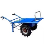 농업용수레 운반 작업용 차량 등반용 손으로 미는 소형 전기 과수원 단일이중 휠 산악 카트 : 디원글로벌샵