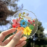 레진아트 압화 티코스터 꽃컵받침 만들기 키트 DIY : 소영아트