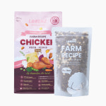 [로렌츠 스타터팩] 팜레시피 치킨 1kg + 로렌츠스틱 산양유딸기 1개 + 과일껌 딸기 1개 + 당근껌(6개입) 1개 + 꼬들꼬들 닭똥집 1개 + 더 오래먹는... 