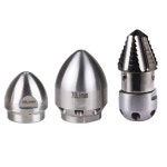 파이프 청소 하수구 노즐 고압 청소노즐 회전 세척 하수구노즐 세척기 배관 : 탑픽바스켓