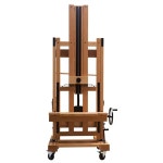 전문가용 대형이젤 원목 화판 거치대 미술 이동식 받침대 A. 스몰 빅맥 : 차대임