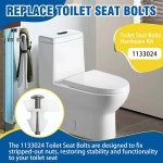 1133024 변기 볼트 하드웨어 키트 콜러 부품 1219016 1133070과 호환됨 : 트러비스