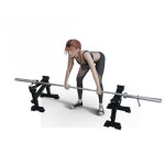 슬링랙 역도 거치대 데드리프트 홀더 바벨 충격흡수 트레이닝 장비 헬스장 옐로우 : 코아상사